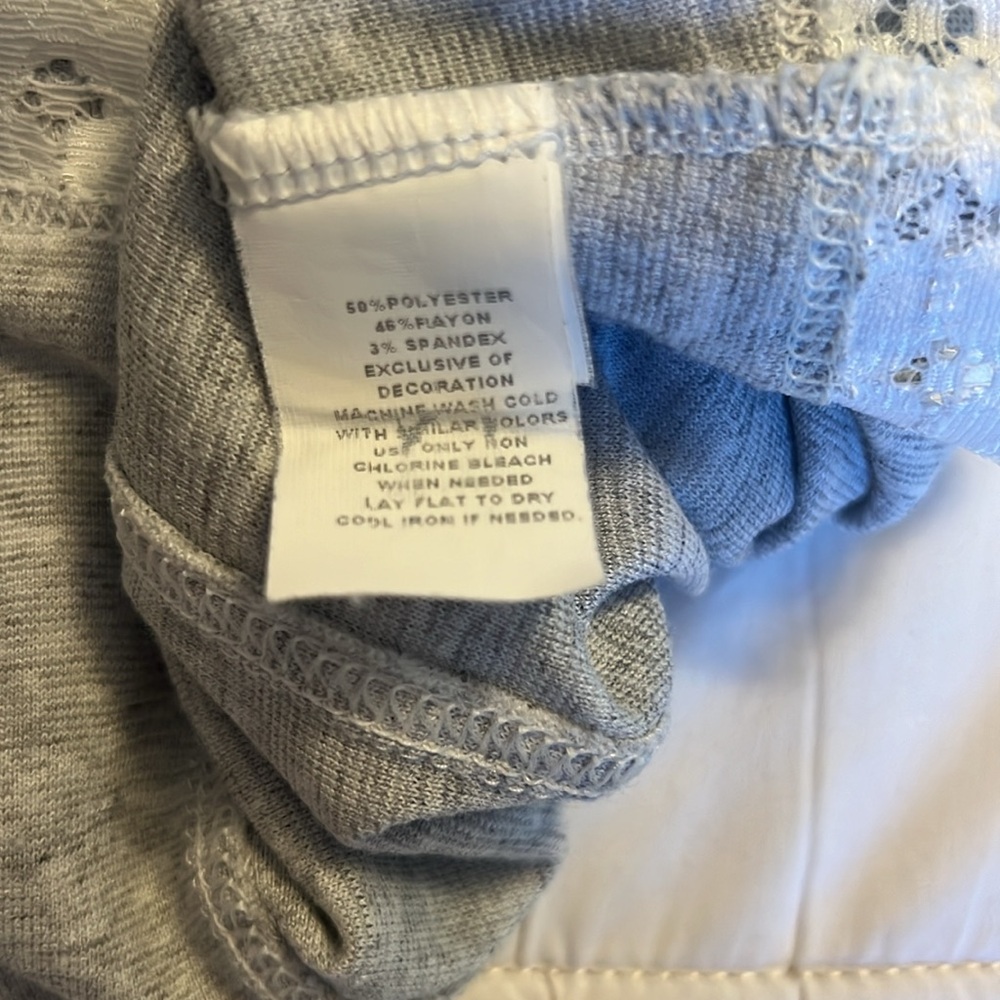 WHBM tank top with lace straps and trim - Picture 6 of 6